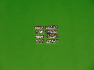 Vintage Bali Sterlingsilber Multi Strang Abstandshalter .925 getestet Packung mit 8 Neu aus altem Lagerbestand - Bild 1 von 14