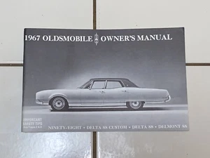 1967 Oldsmobile Ninety-Eight Delta 88 Delta 88 Custom Delmont 88 Owner's Manual - Foto 1 di 5