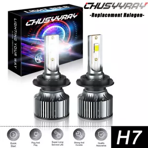 H7 2pcs Headlight Bulbs 2X Low Beam For Mazda 3 2004 2005 2006 2007 2008 2009 - Picture 1 of 8