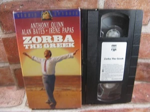 Zorba The Greek VHS VCR Video Tape Used Movie Anthony Quinn� - Picture 1 of 5