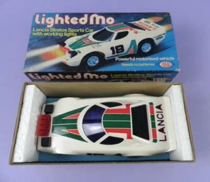 Beleuchteter Mo Lancia Stratos Push & Go Sportwagen von Ideal, 70er Jahre unbenutzter Bestand - Bild 1 von 1