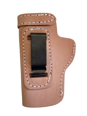 Leather Gun Holster P12 COLT OFFICER KIMBER ULTRA II OUTSIDEWAISTBAND RIGHT 962 - Image 1 of 2