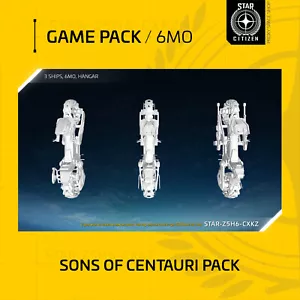 Star Citizen - SONS OF CENTAURI PACK - 3 Ships + Hangar - PACKAGE - NOT LTI - Picture 1 of 12