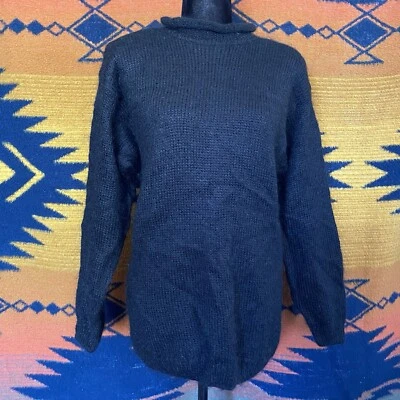 Vintage Hasting & Smith Mohair Wool Blend Black Sweater. Size Small. Amazing! - Image 1 of 4