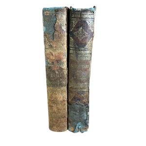 1841 Books The Dramatic Works of Shakespeare 2-Vol Set Leather Bound - Bild 1 von 24