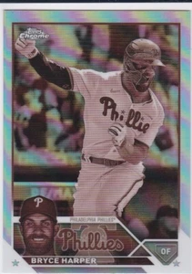 BRYCE HARPER 2023 Topps Chrome RARE SEPIA $$ REFRACTOR Philadelphia Phillies! - Picture 1 of 2