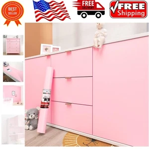 Chic Pink Peel and Stick Wallpaper - Removable Vinyl for Stylish Spaces 12"x120" - Picture 1 of 9