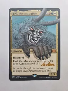 URIL THE MISTSTALKER ART MAGIC ALTERED ART HAND PAINT BY DEMIAN SOLIS - Picture 1 of 12