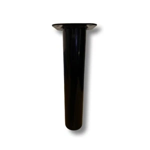 Black Round Metal Table Legs | Bench Legs |Bar  200mm -1000mm - RAL 9005 - Picture 1 of 2