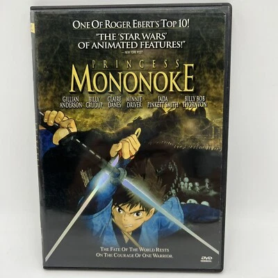 Princess Mononoke (DVD, 2000) with Insert - Image 1 of 4