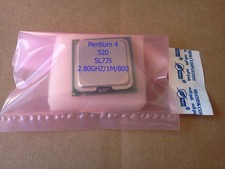 Intel Pentium 4 520 2.80GHz CPU Processor SL7J5 775 w/ Free Thermal Paste
