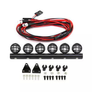 1Set Luggage Rack Lamp Carrier Roof Light Lamp Headlights For 1:18 / 1:24 WPL - Picture 1 of 13