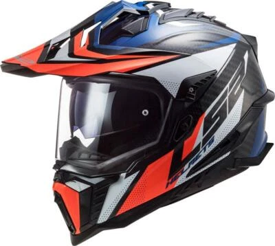 LS2 Explorer Carbon Helmet ADV Touring Pinlock Ready Inner Shield DOT ECE XS-3XL - Image 1 of 4