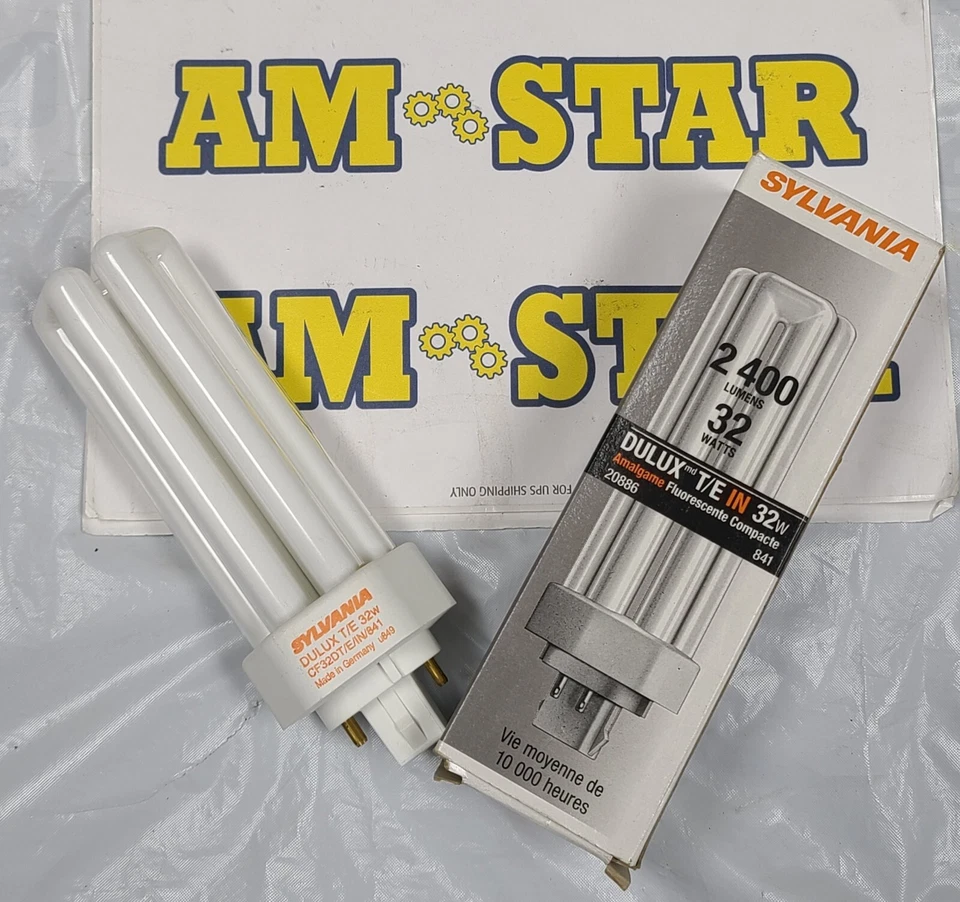 (2)  Sylvania  2400 Lumens DULUX T/E IN 32W  CF32DT/E/IN/841  20886 - Image 1 of 1
