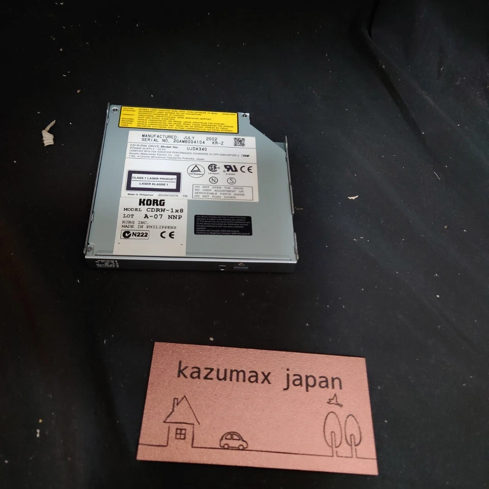 KORG CDRW-1x8 CD-RW Drive Unit for D16 D1600 D32XD Recorder Tested free shipping - Image 1 of 4