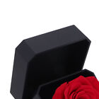 Red Rose Gift Box Soft Flocking Lifting Drawer Portable Jewelry Storage Case BT5