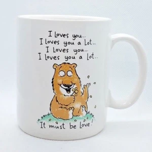 1988 Hallmark Shoebox Greetings "I Loves you ... It must be Love!" Coffee Mug - Picture 1 of 4