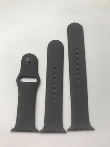 Cinturino sportivo originale Apple Watch 42 mm 44 mm 45 mm 49 mm spilla ceramica nera grigio/nero - Foto 1 di 8