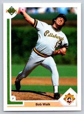 1991 Upper Deck #689 Bob Walk Pittsburgh Pirates - Image 1 of 2