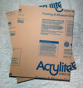 OP3 UV Filter Klar Acryl 20x16 Zwei Platten - Bild 1 von 1