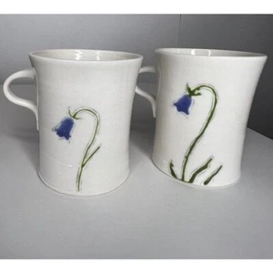 Artist Olof Erla Bjarnadottier Icelandic Coffee Cups cottagecore flowers - Picture 1 of 8