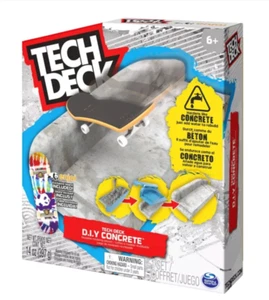 TECH DECK DIY BETON WIEDERVERWENDBARES MODELLIERSPIELSET + EXKLUSIVES ENJOI BOARD NEU - Bild 1 von 3