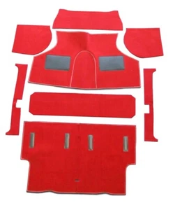Juego completo de alfombra roja - alta calidad (apto para mini clásico) - Imagen 1 de 2