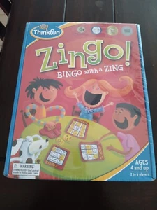 Zingo! Bingo mit Zing Familie & Kinder Brettspiel NEU 2009 ThinkFun - Bild 1 von 3