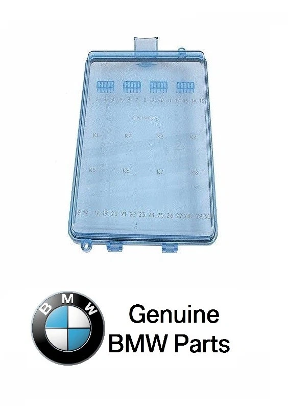 For BMW GENUINE E23 733i E24 633CSi E30 318i 325 M3 Fuse Box Cover - Image 1 of 1
