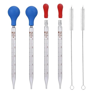 CAREJOY Pipetten-Set 10 ml aus Borosilikatglas – Präzise Tropfer, wiederverwendbar