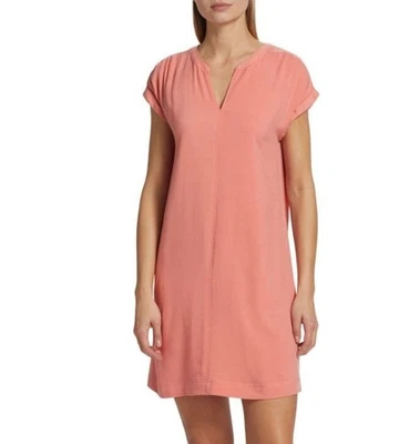 Espléndido Mini Vestido Sin Mangas Rosa Suelto Manga Gorra Talla S Nuevo con Etiquetas $148 Vaca Foto 1 de 4