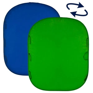 Fondo Plegable 1,5 x 1,8 m Chromakey Azul/Verde|Lastolite by Manf - Imagen 1 de 1