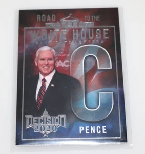 Decision 2020 Road to the White House Candidate Letters C Mike Pence Card - Picture 1 of 2