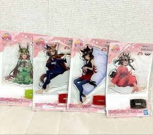 Uma Musume figure acrylic stand Lot 4 set anime game Japan mascot Bandai m632 - Picture 1 of 3
