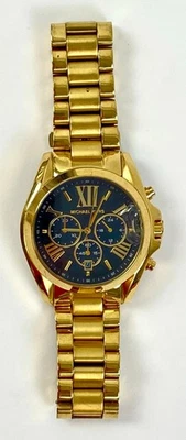 Michael Kors MK5739 Mens 10 ATM Watch Gold Tone Stainless Steel Needs Battery - Image 1 of 4