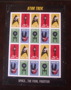 Francobollo USA Foglio Forever #5132-5135 - MNH - Star Trek - Foto 1 di 1
