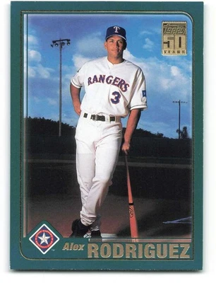 2001 Topps #612 Alex Rodriguez Rangers NM-MT ID:53836 ID:53836 - Image 1 of 2