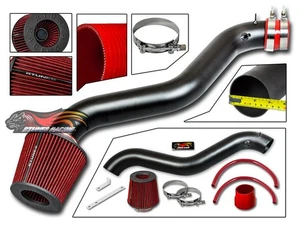 MATTE BLACK AIR INDUCTION INTAKE + FILTER FOR 94-97 Accord 2.2L 2dr 4dr L4 - Bild 1 von 1