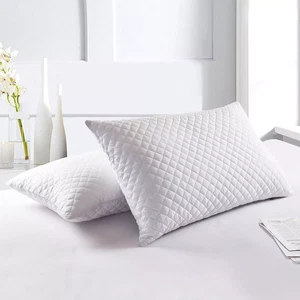 2 x Almohadas de Lujo Ultra Loft Super Jumbo Acolchadas Almohadas de Rebote Hechas en Reino Unido - Imagen 1 de 2