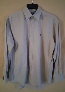 Ralph Lauren Herren M hellbraun khaki Hemd Blaire 100% Baumwolle Langarm Button Down  - Bild 1 von 15