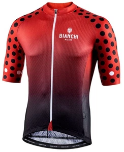 Bianchi Milano CEDRINO Maglia Uomo Nero/Rosso (S, M) - Foto 1 di 4