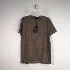 Camisa Jersey Hugo Boss Manga Corta Cuello Redondo, Para Hombre Talla L - Beige Oscuro - Imagen 1 de 9