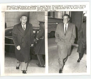 BASEBALL Owners Phil Wrigley, Walter O'Malley CHICAGO Vintage 1968 Press Photo - Picture 1 of 2