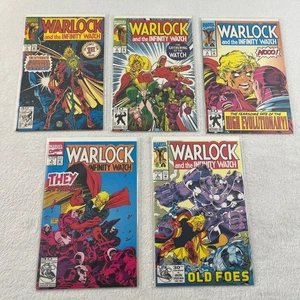 Warlock and the Infinity Watch #1 2 3 4 5 Lot 1992 Marvel Comics - Picture 1 of 8