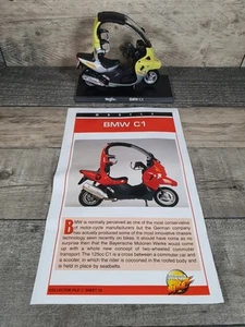 Maisto BMW C1 Collectable 1/18 Diecast Model Scooter / Motorbike & Stand 4.75" - Picture 1 of 17
