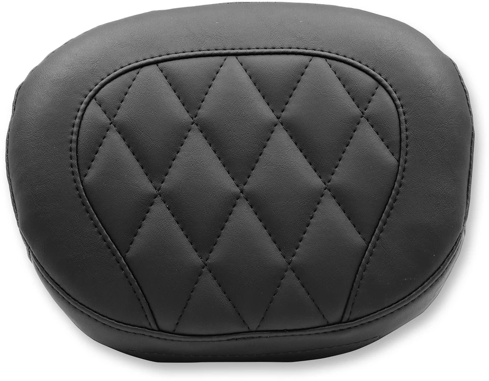 Mustang [76768] Sissy Bar Pad Large Black Diamond Stitch - Image 1 of 1