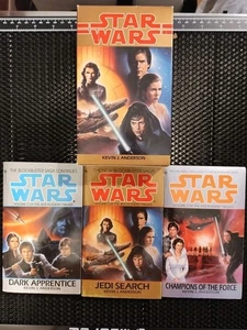 Vintage 1994 Star Wars Jedi Academy Trilogy Boxed Set Kevin Anderson - Imagen 1 de 6