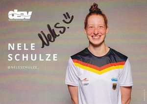 Nele SCHULZE - Deutschland, 6. Platz WM 2024 Schwimmen, Original-Autogramm! - Picture 1 of 1