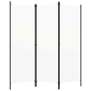 vidaXL 3-tlg. Raumteiler Weiß 150x180 cm - Bild 1 von 6