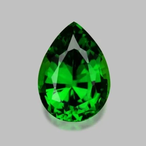 1,83ct GIL ZERTIFIZIERT AUSGEZEICHNETER BIRNENSCHNITT NATÜRLICH LEBENDIG GRÜN CHROM TURMALIN - Bild 1 von 2